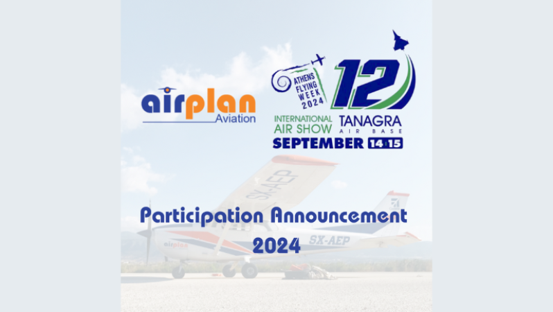 Announcement: Air Plan Aviation will participate at Athens Flying Week 2024!