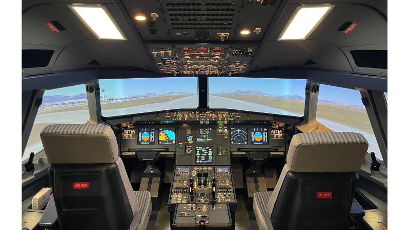 Our A320 FNPT II simulator is up and running!